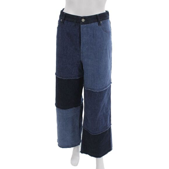 Rails Denim - Rails Womens Wide-Leg High Rise Blue Jeans Size 31